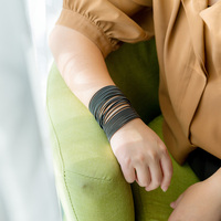 HengSheng Charming Spring Bracelet Thicker Guitar Coils String untuk Pria