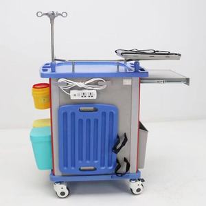 Carrito médico <span class=keywords><strong>de</strong></span> atención <span class=keywords><strong>de</strong></span> enfermería, carrito <span class=keywords><strong>de</strong></span> hospital <span class=keywords><strong>de</strong></span> anestesia <span class=keywords><strong>de</strong></span> emergencia para clínica, con cajones, a la venta, al por mayor - Product Image 6