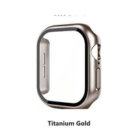 Serie12 PK09 2-in-1 Schutzhülle mit Glasbildschirm für Apple Watch Serie 12 42mm 46mm