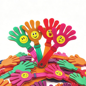 Hand Clapping Board Plastic Smiley Face Cheerleading Props Multiple Colors For Sports Events And Parties - Product Image 3