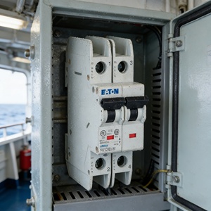 Автоматические выключатели Eaton серии FAZ, модель FAZ-C63/2-NA, 2-полюсные, 63А, 240В, характеристика C, сила разрыва 15 кА, сертификация CE UL - Product Image 3