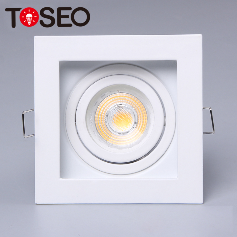 Living Room Square Recessed LED Downlights 100mm RoHS Certified