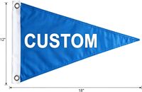 Drapeaux personnalisés double face en polyester 100%, drapeaux à cordes personnalisables pour l'extérieur avec impression