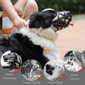 <span class=keywords><strong>Muselière</strong></span> souple pour chiens <span class=keywords><strong>de</strong></span> taille moyenne à grande, petite <span class=keywords><strong>muselière</strong></span> en forme <span class=keywords><strong>de</strong></span> panier pour empêcher les morsures, permet la respiration, la boisson, <span class=keywords><strong>muselière</strong></span> respirante pour chien - Product Image 3
