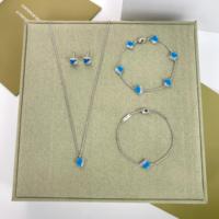 Bracelet trèfle à quatre feuilles en argent sterling S925 de 9,5 mm, bijoux en agate bleue, six fleurs, style Van Cleef, Plata 925 Pulsera