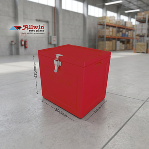 35L Roto Molded Cooler <b>Box</b> Plastic Insulated Ice Chest <b>Lockable</b> Square Storage <b>Box</b> for Fishing Food Transport - Product Image 3