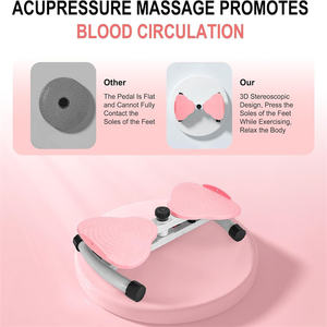 Quiet Home Gym Gear Masaje de pies Pérdida de peso Cintura delgada Equipo de entrenamiento Cintura Twist Máquina de ejercicio - Product Image 4