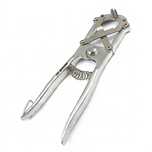 Vente en gros d'instruments chirurgicaux vétérinaires Apto Enterprises, Elastrator en acier inoxydable pour chèvres, garantie à vie - Product Image 1