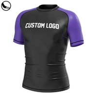 Rashguards de boxe personnalisés par sublimation en gros