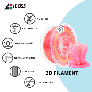 Filamento PLA 3D IBOSS, Consumibles para Impresora 3D, 1.75mm, 1kg, Filamento de Plástico, Material de Impresión 3D Transparente con Degradado - Product Image 3