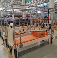Reformer de Pilates en érable de qualité supérieure, fabriqué en Corée, pour studios de Cadillac et centres de bien-être.