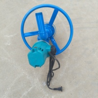 Petite machine de forage de puits d'eau électrique portative Small Rig 2200W, profondeur 60m, 100mm, avec boîte de vitesses rotative et roulement, pour ferme et maison