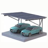 Offre Spéciale : Abri de Voiture Solaire Étanche en Aluminium pour Parking, avec Panneaux Photovoltaïques et Structure en Aluminium
