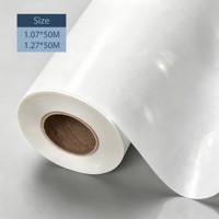 Film PET rétroéclairé à base d'eau avec surface mate, écologique, résistant aux UV et à l'eau, pour affichages en caissons lumineux