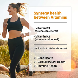 OEM Vegan Sugar Free <span class=keywords><strong>Vitamin</strong></span> D3 K2 Gummies-Gran sabor-Suplemento de vitamina <span class=keywords><strong>D</strong></span> para huesos saludables, estado de ánimo y soportes del sistema inmunológico - Product Image 4