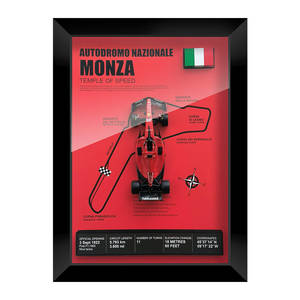 Sf23 LeclercプラスチックABSカーモデル3Dステレオ1:32スケールレーシングトラック壁吊り写真フレーム - Product Image 3