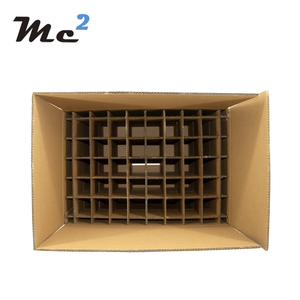 OEM corrugated box grid divider box insert partitions double wall bc flute corrugated box