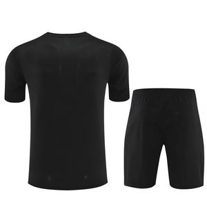 Uniformes de Fútbol de Verano, Jersey Urbano de Manga Corta Estampado 25/26, Transpirable, de Poliéster/Nailon, Secado Rápido, Cuello Redondo, Unisex, Deportivo - Product Image 2