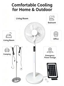 MustHave English New Arrival Outdoor <b>Standing</b> <b>Fan</b> Outdoor Solar Air Cooler <b>Fan</b> - Product Image 1