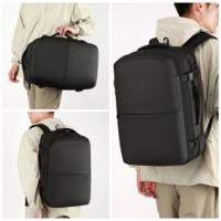Sac à dos de voyage extensible avec compression par airbag, sacoche pour ordinateur portable étanche pour les affaires modernes