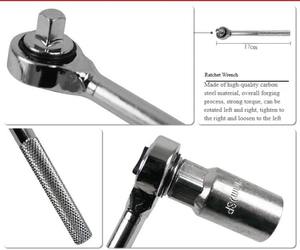 40-Piece High Quality Steel Combination <b>Socket</b> Screwdriver Hand Tool <b>Ratchet</b> Wrench Set - Product Image 6