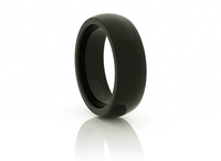 Bague Intelligente RFID Semi-Céramique 13,56 MHz NFC pour Paiement et Contrôle d'Accès, Étanche avec Puce NTAG213