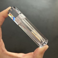Flacon de gloss à lèvres hexagonal de luxe ISMAN 5 ml, flacon en plastique transparent, conteneur de maquillage vide, étiquette privée, logo personnalisé, Elite Pro