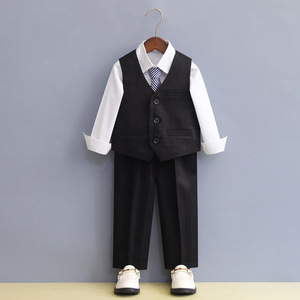 Costume <span class=keywords><strong>de</strong></span> mariage floral pour enfants, printemps et automne, pour garçons, costume <span class=keywords><strong>de</strong></span> <span class=keywords><strong>porteur</strong></span> d'alliances, costume <span class=keywords><strong>de</strong></span> performance <span class=keywords><strong>de</strong></span> <span class=keywords><strong>piano</strong></span>, vente en gros - Product Image 6