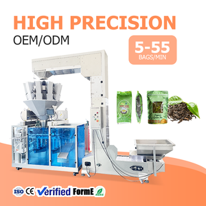 เครื่องบรรจุชาอัตโนมัติแบบเติมไนโตรเจน - เครื่องบรรจุซองซิปล็อคสำเร็จรูปพร้อมระบบเติมก๊าซ  เกรดอาหาร ได้รับการรับรองมาตรฐาน CE ISO - Product Image 1