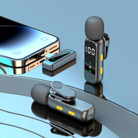 Mini microphone sans fil omnidirectionnel à clipser, type C, double émetteur-récepteur, réduction du bruit pour smartphone, appareil photo reflex numérique, vlog
