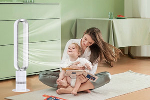 Ventilatore a Torre Senza Pale H601 Popolare all'Ingrosso, Motore DC Silenzioso, Ampia Oscillazione, Ideale per Casa, Ufficio, Hotel, Uso Interno - Product Image 6