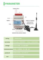 Compteur d'énergie intelligent Acrel ADW300 LoRaWAN IoT avec communication MQTT, moniteur de consommation électrique pour la gestion de l'énergie