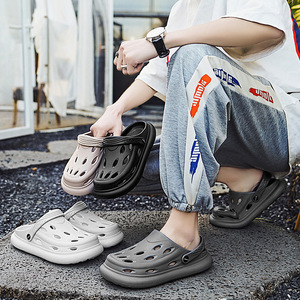 Guru <b>Clogs</b> One Piece Molded EVA Thick Sole 4Cm Heel Anti Slip Men Summer Garden Beach Sandals - Product Image 4
