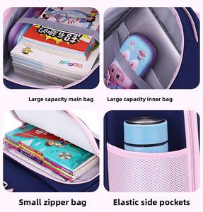 Nueva Mochila Escolar Oxford para Niñas de Primaria, Ligera, Gran Capacidad, con Correas de Amortiguación de Aire, Doble Asa - Product Image 6