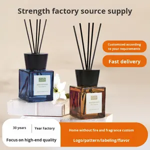 <span class=keywords><strong>Diffusore</strong></span> di Fragranza Premium per Interni <span class=keywords><strong>con</strong></span> Bastoncini in Rattan, Senza Alcool, Senza Fiamma, <span class=keywords><strong>con</strong></span> Luce Ambientale, Lunga Durata, 60-90 - Product Image 3