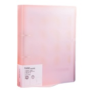 Carpeta de papel de examen Deli 64508 Carpeta A4 Este folleto Inserto transparente de dos agujeros de alta calidad