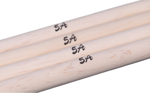 Baguettes de batterie 5A en bois d'érable et de hickory pour débutants, pour caisse claire et batterie jazz, accessoires durables pour enfants - Product Image 5