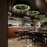 Ensemble de meubles de bar d'hôtel et de café de restaurant sur mesure Solution de design d'intérieur à guichet unique Décoration de table et de chaise