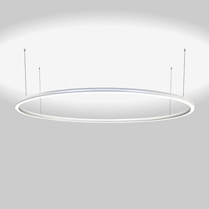 OEM 4000K Hình Dạng Sóng Tùy Chỉnh Treo Trực Tiếp Phát Ra Ánh Sáng Mặt Dây Chuyền <span class=keywords><strong>LED</strong></span> Tuyến Tính Với DALI Có Thể Điều Chỉnh Độ Sáng Với Bộ Khuếch Tán Có Thể Xoay - Product Image 5