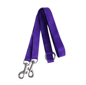 HBD923 Cheap Luxury Traction Rope Two Jointed One Double <b>Hooks</b> Two-headed Nylon Pet <b>Dog</b> Leash - Product Image 4