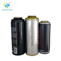 Pabrik Kaleng Aerosol Kosong Premium Langsung dari Pabrik OEM, Wadah Tutup Ulir Anti Bocor untuk Semprotan Kimia dengan Lapisan Pernis Bentuk Bulat