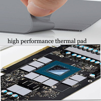 Coussinets thermiques OEM personnalisés 1w 6w 8.5w 12.8w 24w pour refroidisseur de refroidissement CPU GPU Coussinets en silicone non conducteurs épaisseur 0.75/1.25/1.75mm