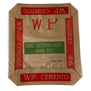 Vacío 50 kg personalizado resistente al agua PP cemento bolsas 50 kg con válvula <span class=keywords><strong>saco</strong></span> de polipropileno - Product Image 2