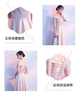 <span class=keywords><strong>Abito</strong></span> <span class=keywords><strong>da</strong></span> sera primaverile XS-3XL, elegante e raffinato, monospalla, lungo, <span class=keywords><strong>da</strong></span> <span class=keywords><strong>damigella</strong></span> d'onore. - Product Image 4