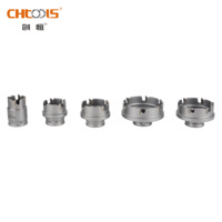 CHTOOLS 5mm TCT Foret à trous à pointe en carbure de tungstène, outil de perçage pour métaux avec tige SDS Plus, perceuse à main 6mm, scies cloche TCT