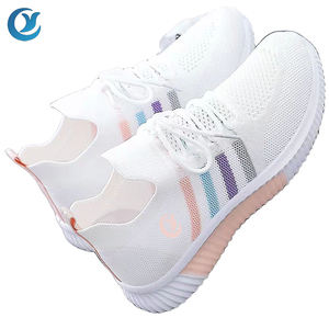 Sunborn quality Spring new small white hot sale shoes fly woven traspirante sport vendita calda <span class=keywords><strong>scarpe</strong></span> da <span class=keywords><strong>donna</strong></span> per il tempo libero a piedi - Product Image 2