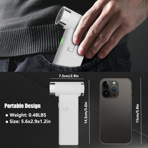 Plumero de aire eléctrico de velocidad continua, plumero de aire comprimido inalámbrico, soplador de aire recargable para <span class=keywords><strong>Keyborad</strong></span>/ordenador/barbacoa/coche/Camping - Product Image 5