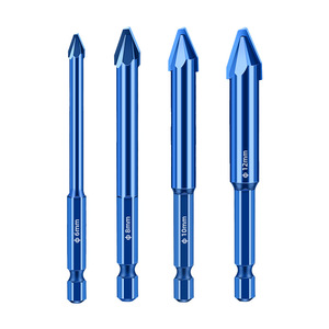 Broca excéntrica Baolian con cabeza inclinada, vástago hexagonal de 5, 8, 10, 12 mm para perforación en seco de azulejos de cerámica, mármol, madera y plástico. - Product Image 5