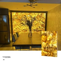 Panneau de diffusion de lumière en acrylique translucide imitation jade pour projet de boîte à lampe de luxe
