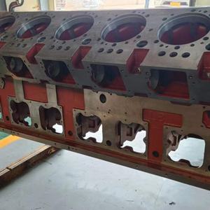 SAA6D114E-3 Komatsu Engine Assembly Complete PC300-8 6D114-3 Short <b>Cylinder</b> <b>Block</b> <b>Cylinder</b> Head Used Condition - Product Image 6